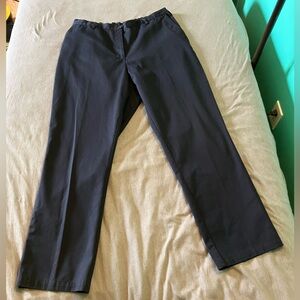 Lands' End Women’s Straight-Leg Chinos in Navy Blue